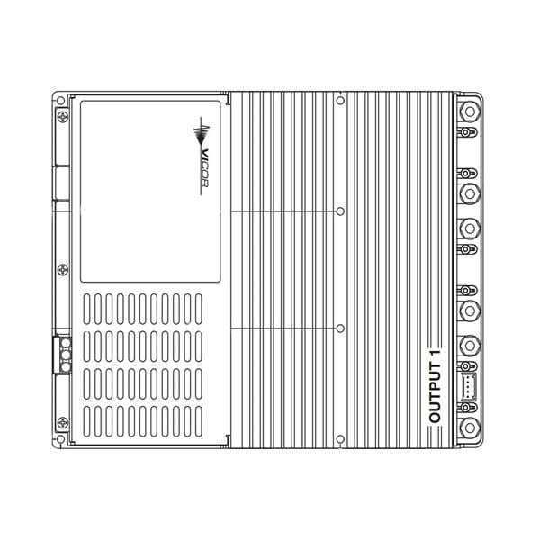VI-QU01-EQU The Vicor VI-QU01-EQU is an enclosed AC-DC switcher with dual outputs of 5V and 12V, delivering up to 400W of power. It features autoranging input voltage from 90 to 264 VAC.