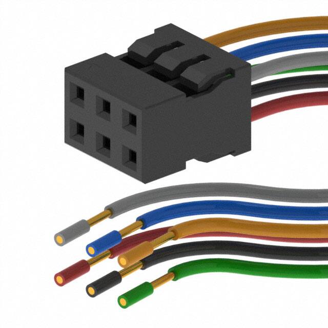 0511100650-10-A-6-Y 6 CIRC CABLE ASSY 10" Y