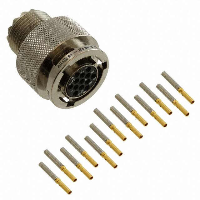 MKJ3B6F8-13SN CONN PLUG FMALE 13POS GOLD CRIMP