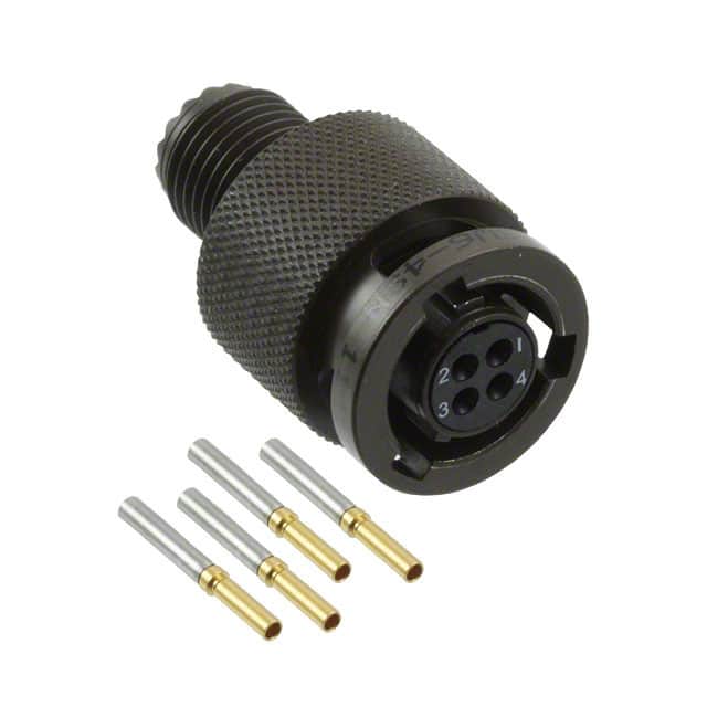 MKJ3B6W6-4SN CONN PLUG FMALE 4POS GOLD CRIMP