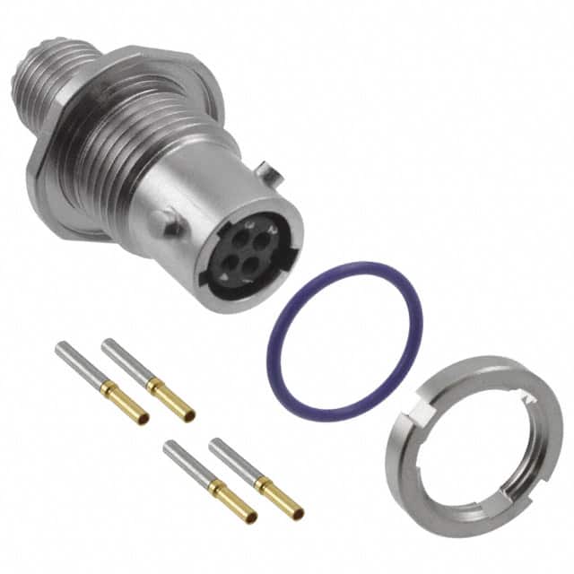 MKJ3B7F6-4SN CONN RCPT FMALE 4POS GOLD CRIMP