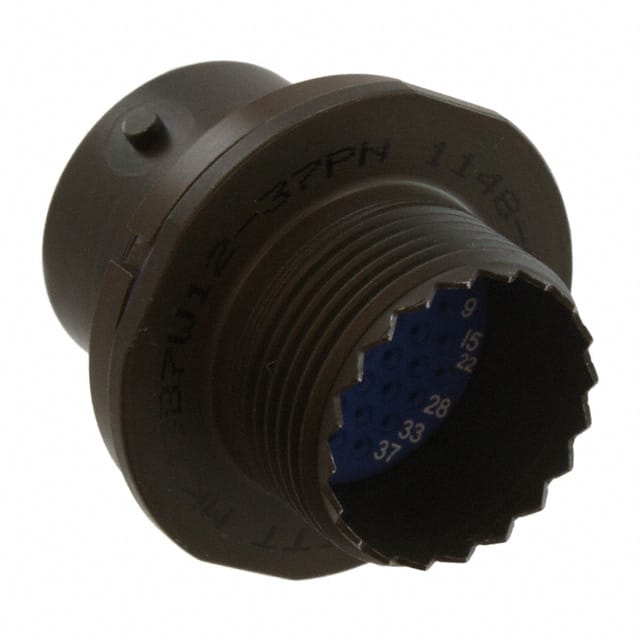 MKJ3B7W12-37PN CONN RCPT MALE 37POS GOLD CRIMP