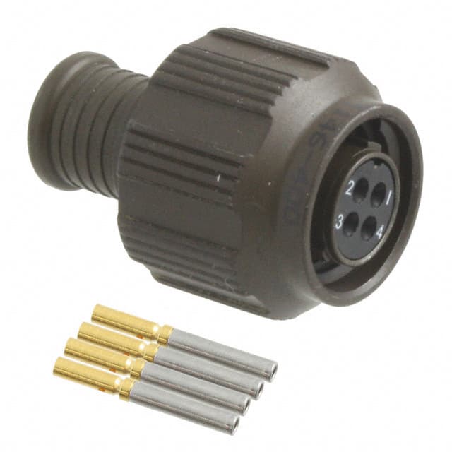 MKJ1A6W6-4SA CONN PLUG FMALE 4POS GOLD CRIMP