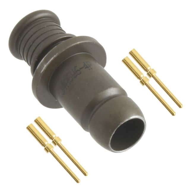 MKJ4A6W6-4P CONN PLUG MALE 4POS GOLD CRIMP