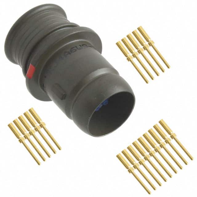 MKJ4A6W9-19P CONN PLUG MALE 19POS GOLD CRIMP