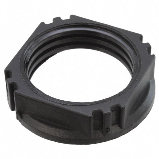 217-8516-001 CONN HEX NUT BLACK
