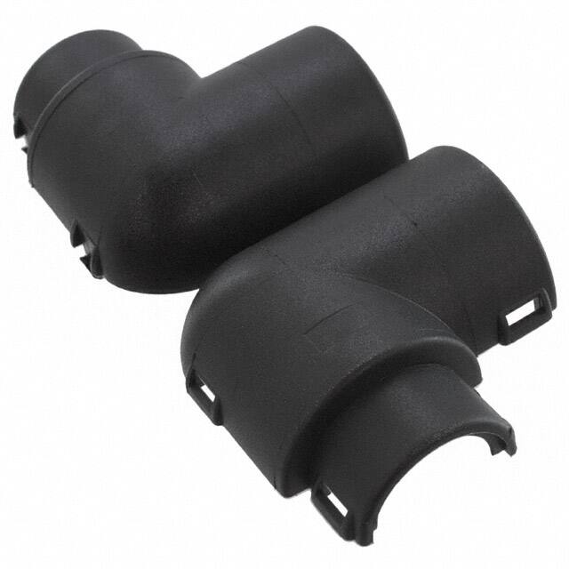 980-8672-034 CONN BACKSHELL BLACK