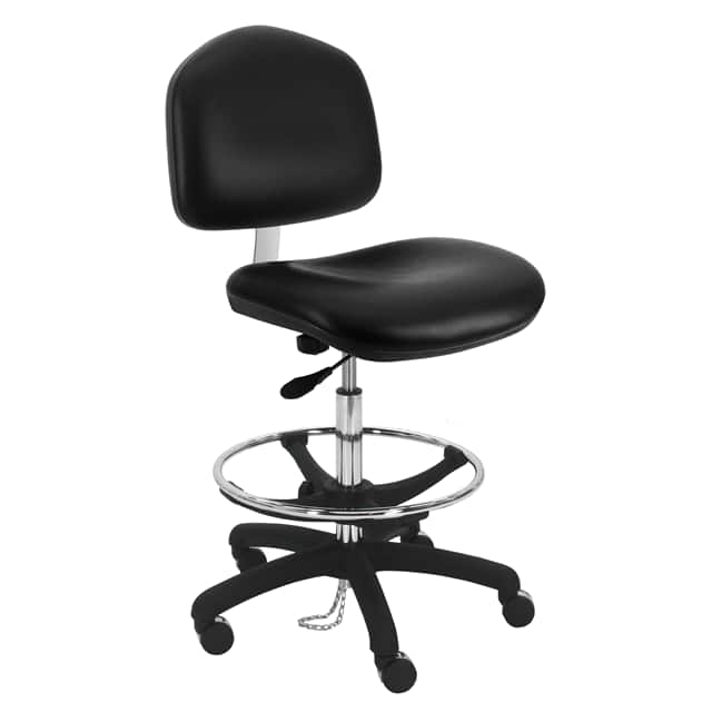 WNT-DV1A+BLACK BENCHPRO VINYL ESD WIDE CHAIR WI