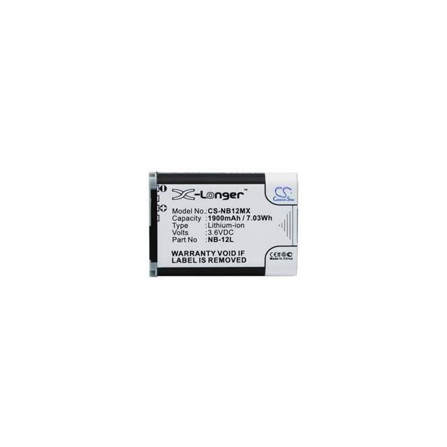 NB-12L BATTERY Replacement for Canon NB-12L Bat