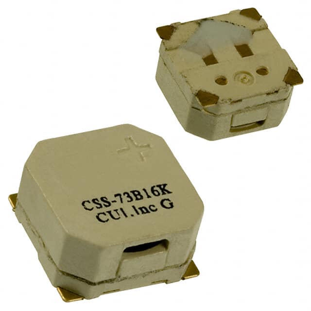 CSS-73B16K-SMT BUZZER MAGNETIC 3.6V 8.5X8.5 SMD