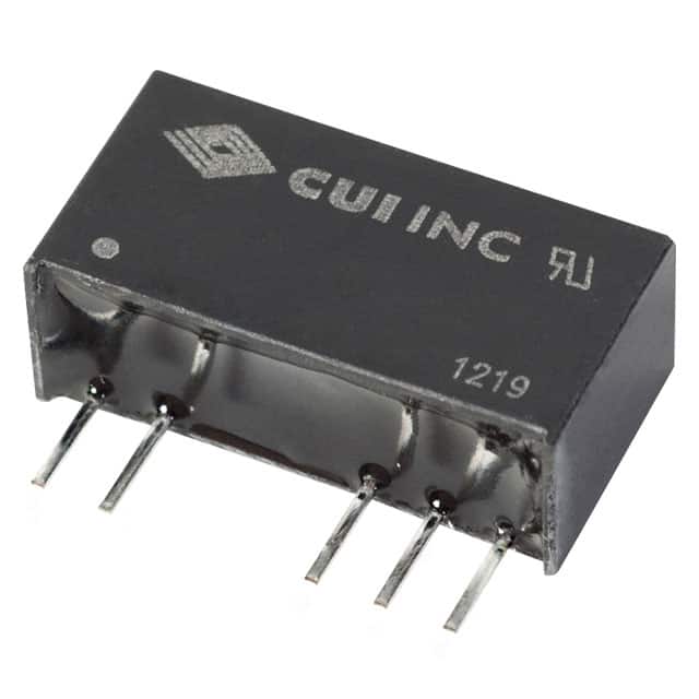 VESD2-S12-D15-SIP DC DC CONVERTER +/-15V 2W