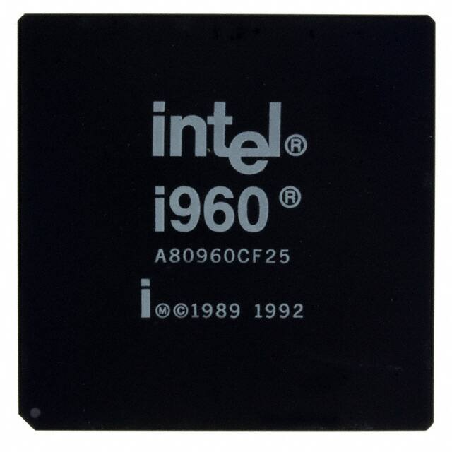 A80960CF25 32-BIT, 25MHZ, MOS, CPGA168