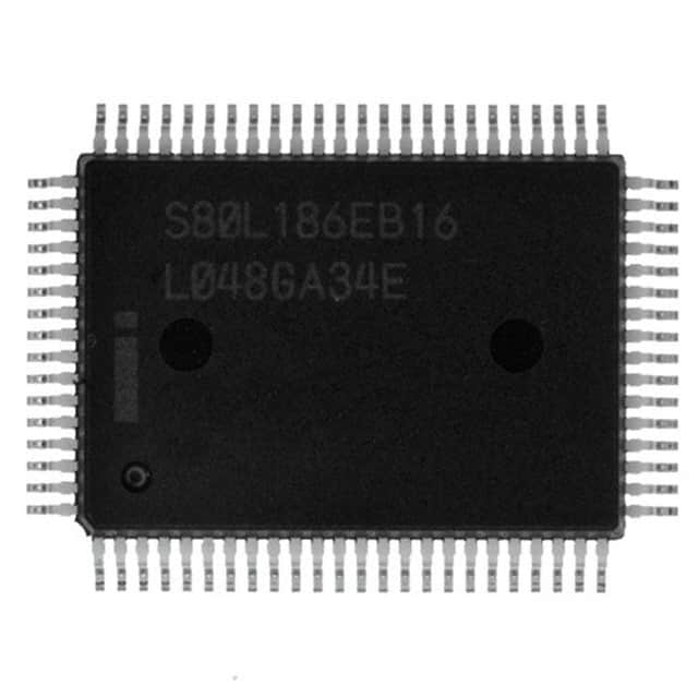 S80L186EB16 IC MPU I186 16MHZ 80QFP