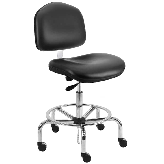 WCT-DV1A+BLACK BENCHPRO VINYL ESD WIDE CHAIR AN