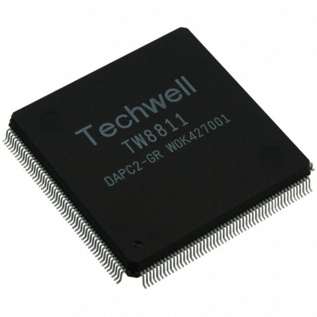 TW8811-PC2-GR IC VIDEO LCD CONTROLLER 208QFP