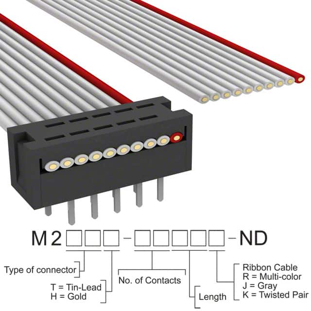 M2MXT-1006J IDC CABLE - MDM10T/MC10G/X