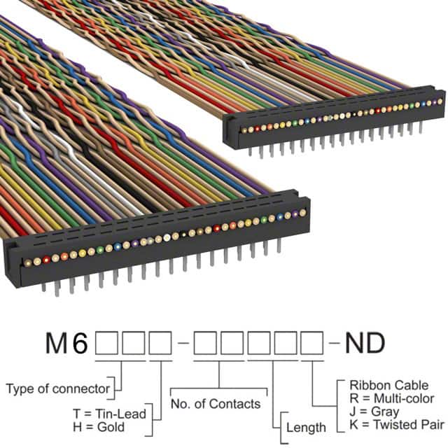 M6MMT-3440K IDC CABLE - MDM34T/MC34F/MDM34T