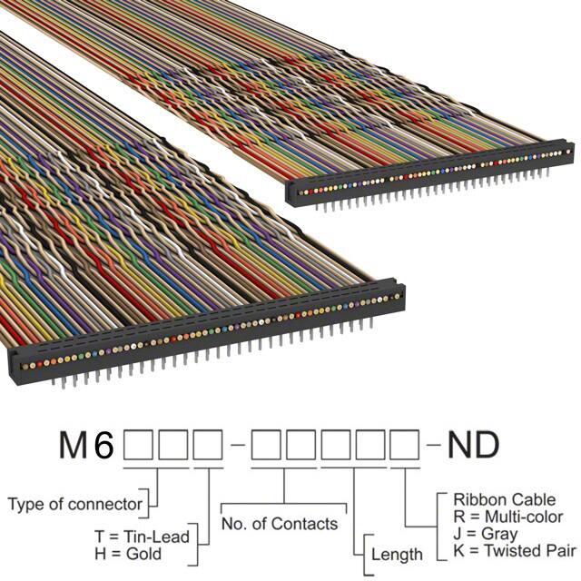 M6MMT-6040K IDC CABLE - MDM60T/MC60F/MDM60T