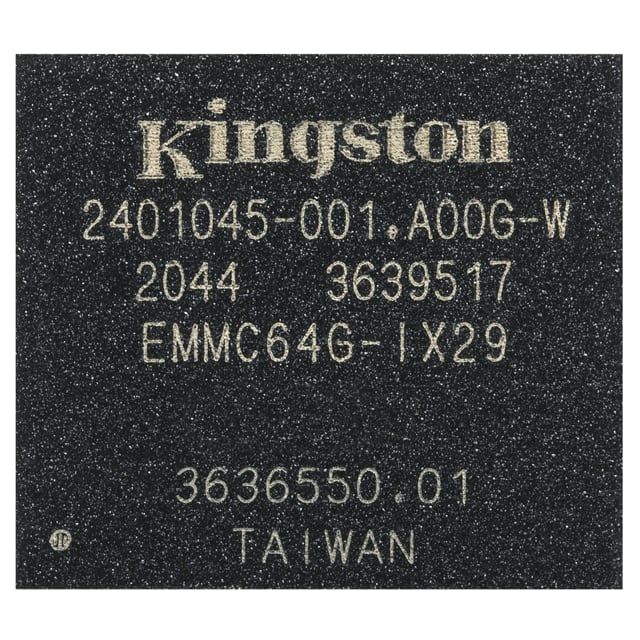 EMMC64G-IX29-8AC01 IC FLASH 512GBIT EMMC 153FBGA