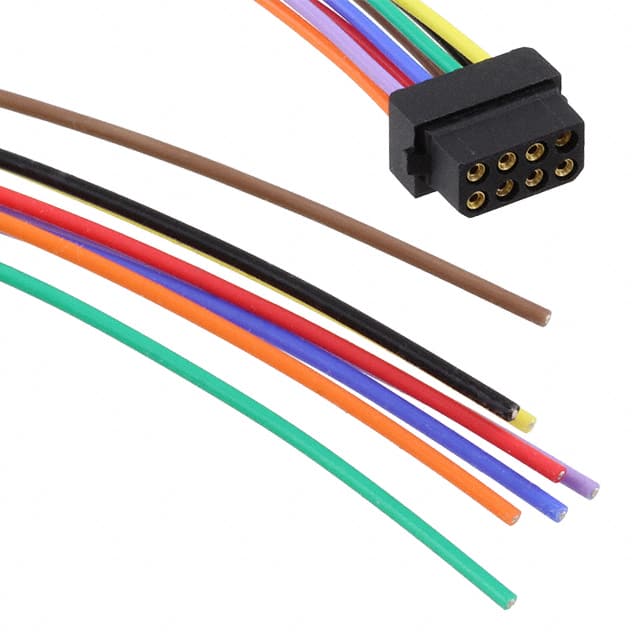 M80C108372C DIL CRIMP SKT CABLE ASSY 4+4