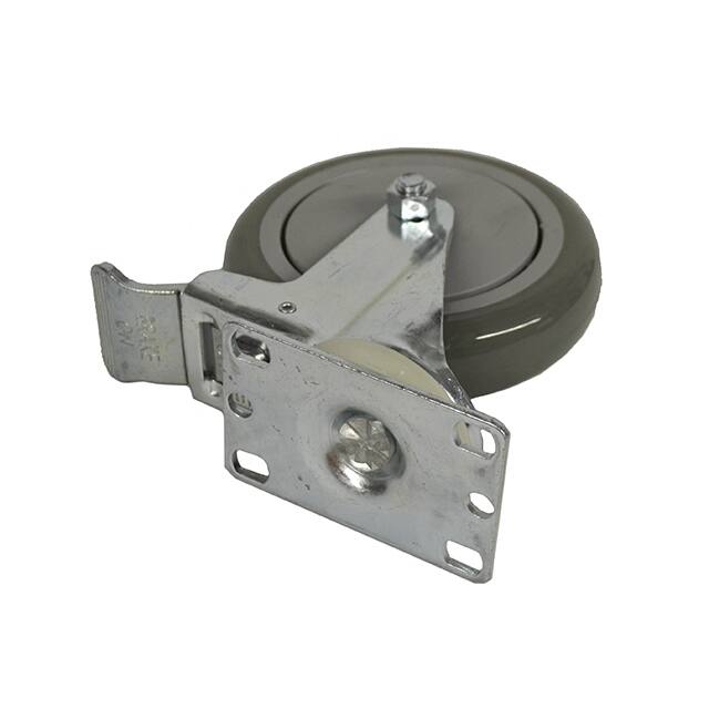 17PP50GI4406YY 5" SWIVELING PLATE CASTER WITH T