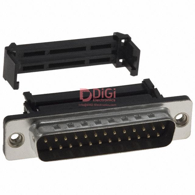 A-DSF25LPIII/Z The Assmann WSW Components A-DSF 25 LPIII/Z-UNC is a 25-position D-Sub plug connector designed for ribbon cable termination. It features a free-hanging mounting type and a steel, tin-plated shell.