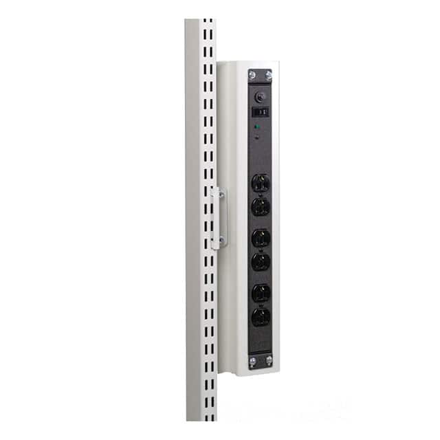 14-9114928 VERTICAL POWER RAIL, 6 OUTLETS W