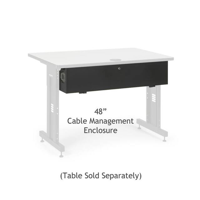 5500-3-100-48 48" TRAINING TABLE CABLE MANAGEM