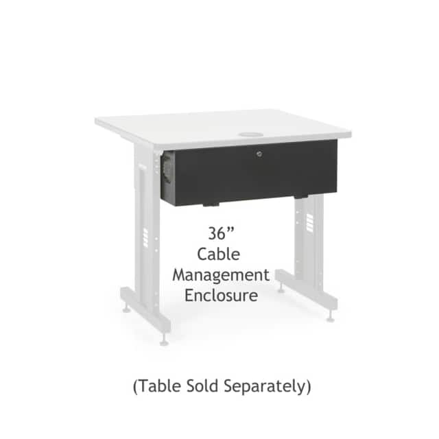 5500-3-100-36 36" TRAINING TABLE CABLE MANAGEM