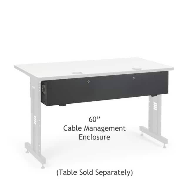 5500-3-100-60 60" TRAINING TABLE CABLE MANAGEM