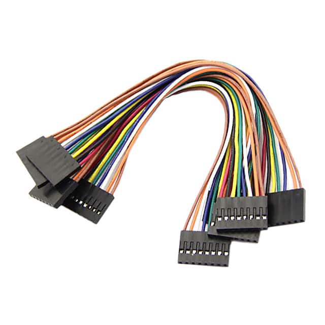 110990088 6 PIN DUAL-FEMALE JUMPER WIRE 10