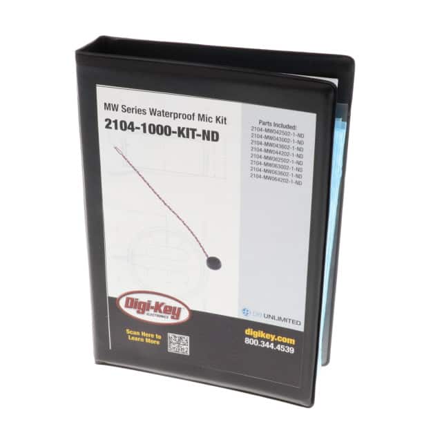 2104-1000-KIT MW SERIES WATERPROOF MIC KIT