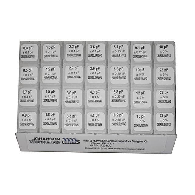 S201DL CAP KIT CERAM 0.3PF-33PF 1400PC