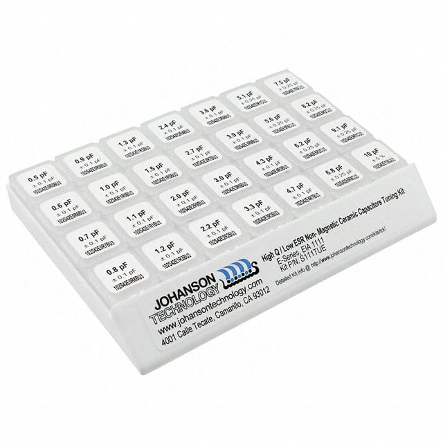 S111TUE CAP KIT CERAMIC 0.5PF-10PF 280PC