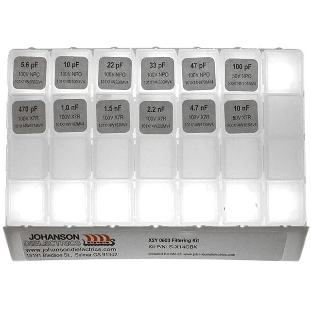 S-X14CBK CAP KIT CER 1PF-10000PF 700PCS