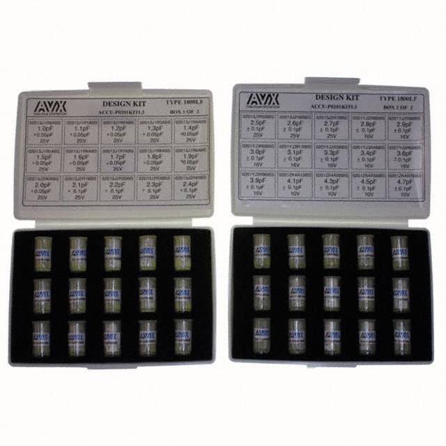 KITTYPE1800LF CAP KIT THIN FILM 1-4.7PF 600PCS