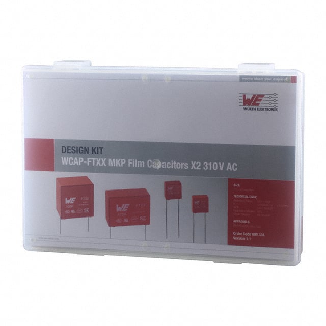 890334 CAP KIT FILM 0.01UF-6.8UF 122PCS