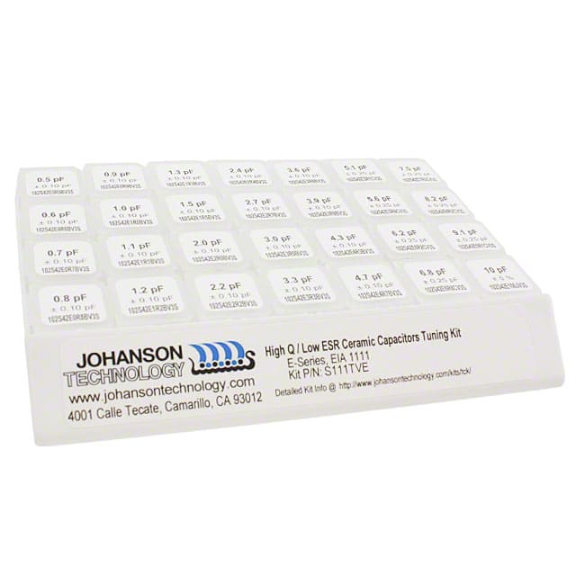 S111TVE CAP KIT CERAMIC 0.5PF-10PF 280PC