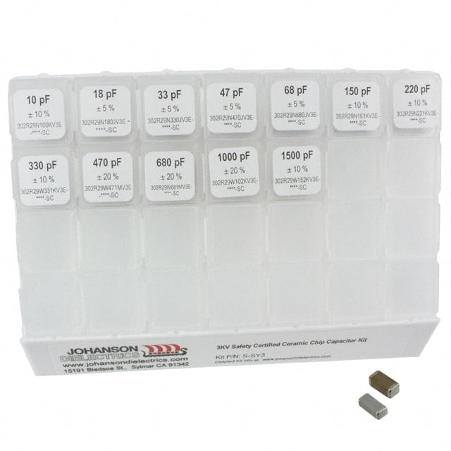 S-SY3 CAP KIT CER 10PF-1500PF 240PCS