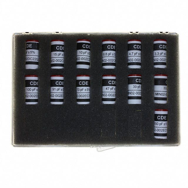 MIN300VKIT1 CAP KIT MICA 3.3PF-150PF 65PCS