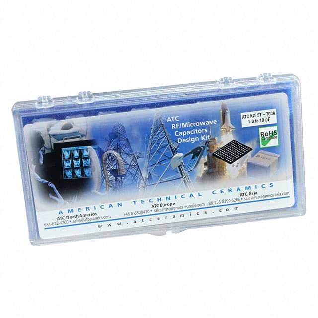 DK0005T CAP KIT CERAMIC 1PF-10PF 240PC
