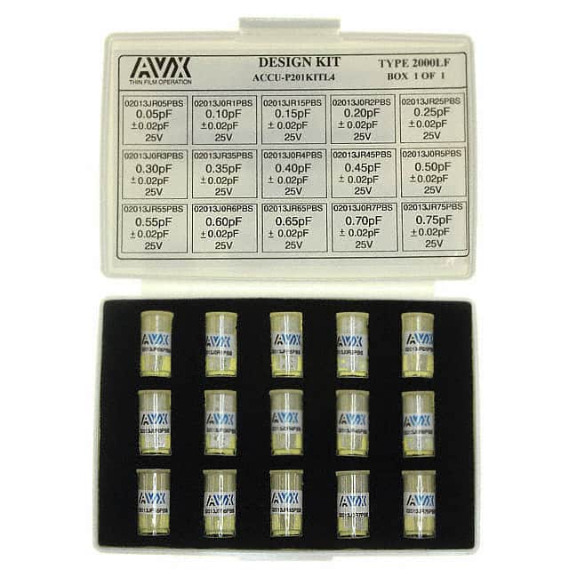 KITTYPE2000LF CAP KIT TH FLM 0.05-0.75PF 300PC