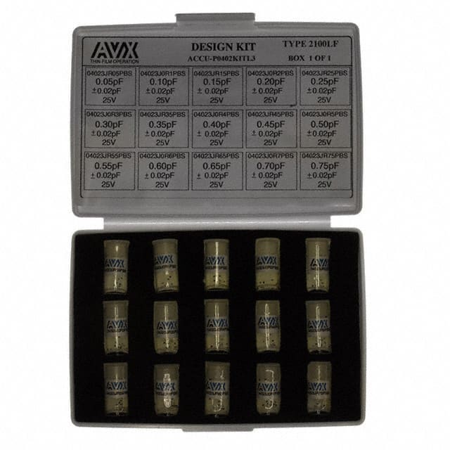 ACCU-P 0402KIT03T CAP KIT THN FLM 0.05-0.75PF 300P