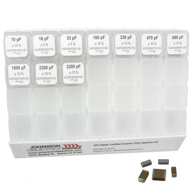 S-SY2 CAP KIT CER 10PF-2200PF 200PCS