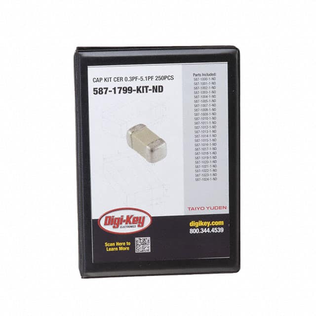 587-1799-KIT CAP KIT CER 0.3PF-5.1PF 250PCS