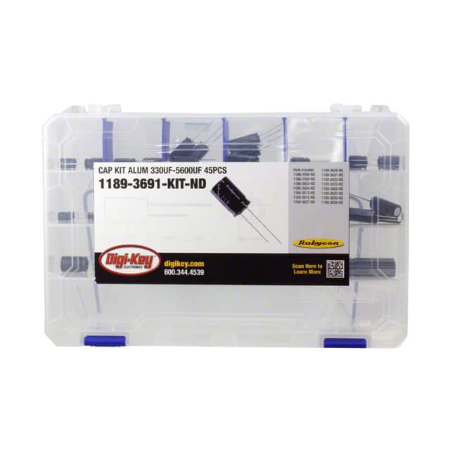 1189-3691-KIT CAP KIT ALUM 330UF-5600UF 45PCS
