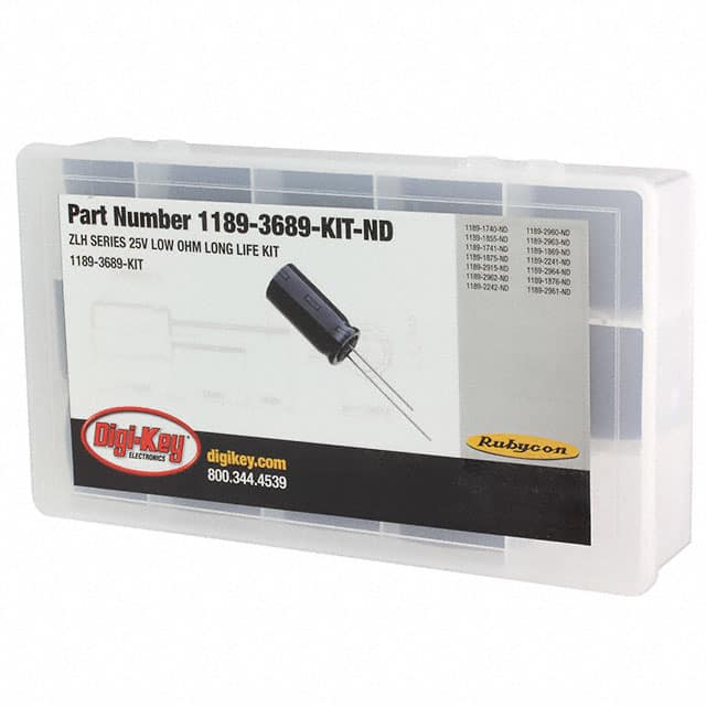 1189-3689-KIT CAP KIT ALUM 150UF-3300UF 42PCS