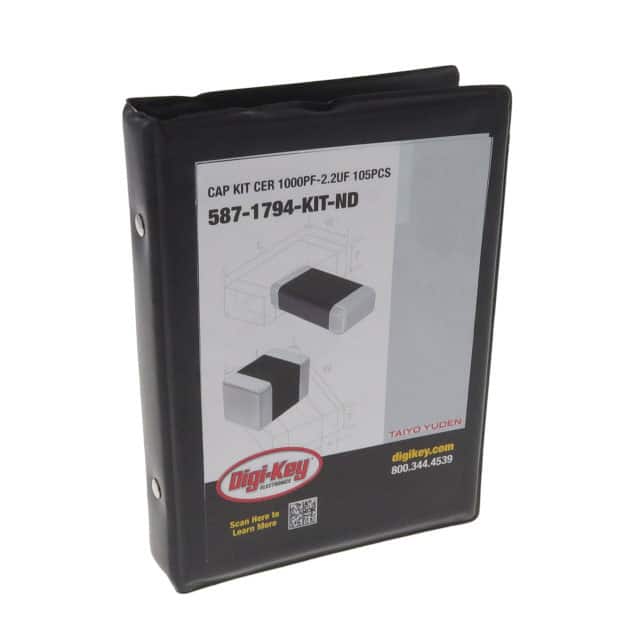 587-1794-KIT CAP KIT CER 1000PF-2.2UF 105PCS