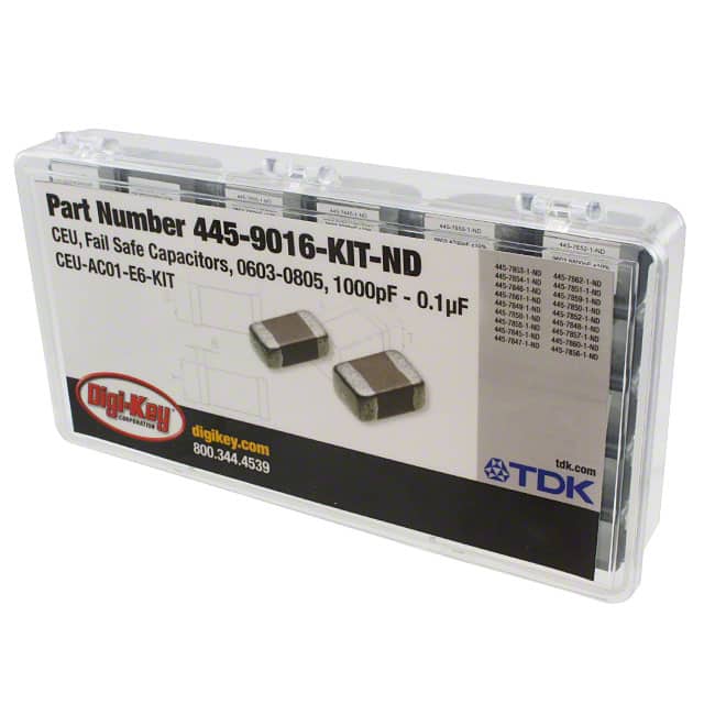 CEU-AC01-E6-KIT CAP KIT CER 1000PF-0.1UF 180PCS