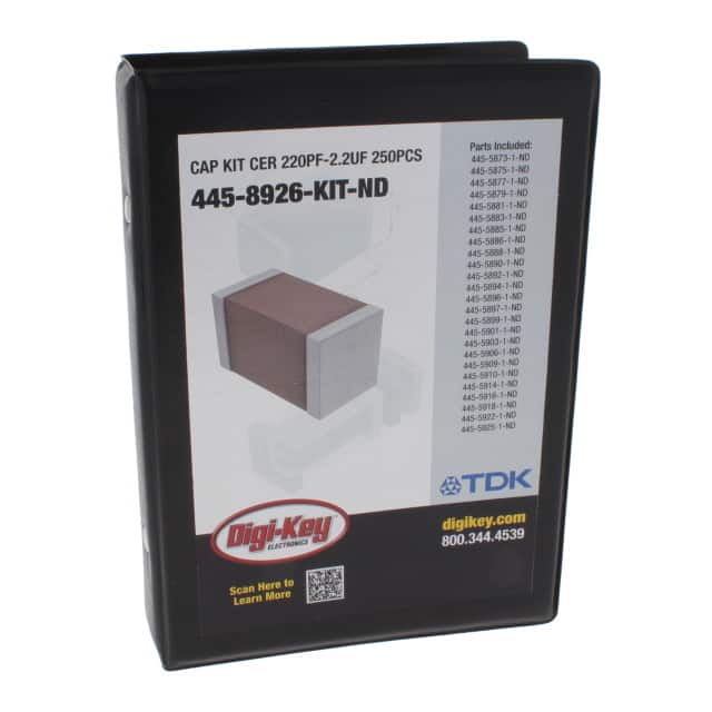 CGA X8R E3 KIT CAP KIT CER 220PF-2.2UF 250PCS